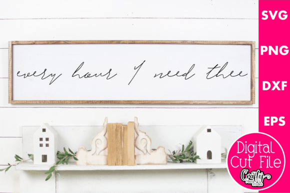 Every Hour I Need Thee – A Faith-Filled Design Asset for Soulful Branding