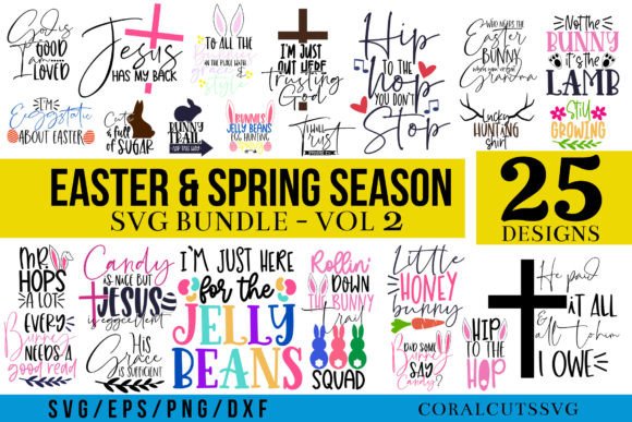 HUGE Easter Spring Season Bundle: Graphics for Festive Local Branding