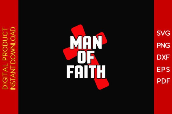 Man of Faith SVG Cut File Review for Real Embroidery Projects