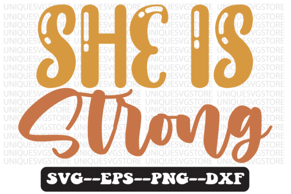She is Strong Quote Retro SVG Design: A Brand Designer’s Review for Marketing & Crafts